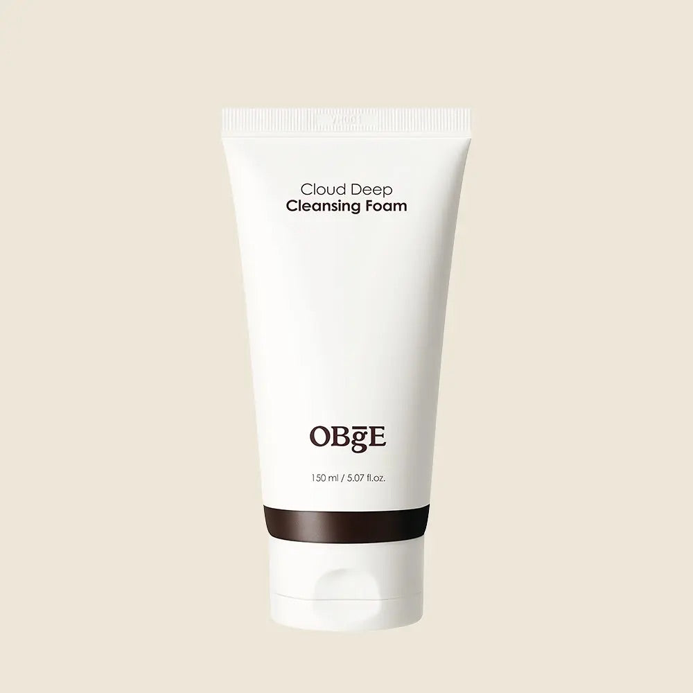 油光不告而別✨!Obge 雲朵系深層控油潔面乳☁️ Obge Cloud Deep Cleaning Foam
