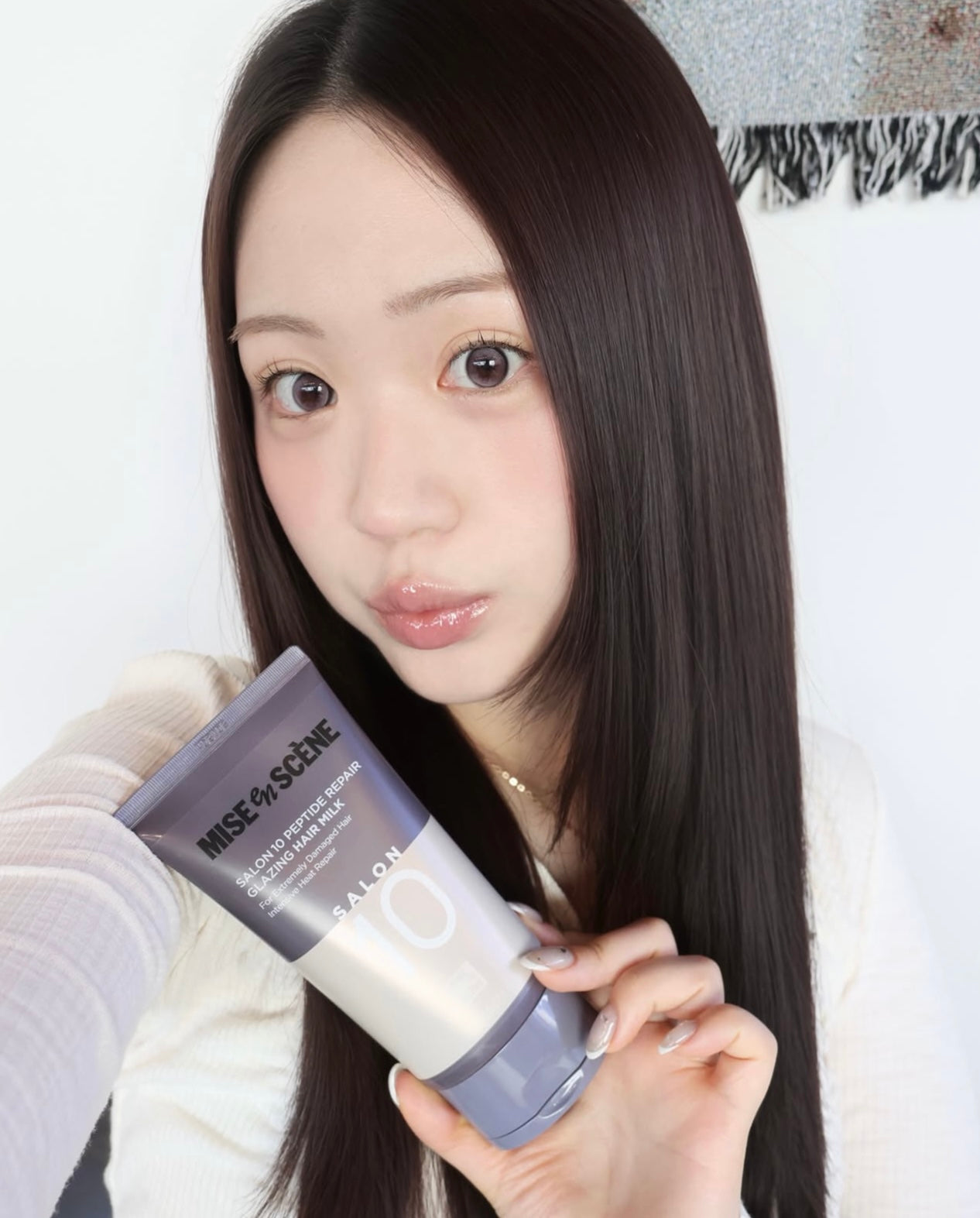 送專業沙龍氣墊梳✨秀髮的「醫美級」微整術!全新 Mise En Scene沙龍10重胜肽修護免洗護髮乳💜