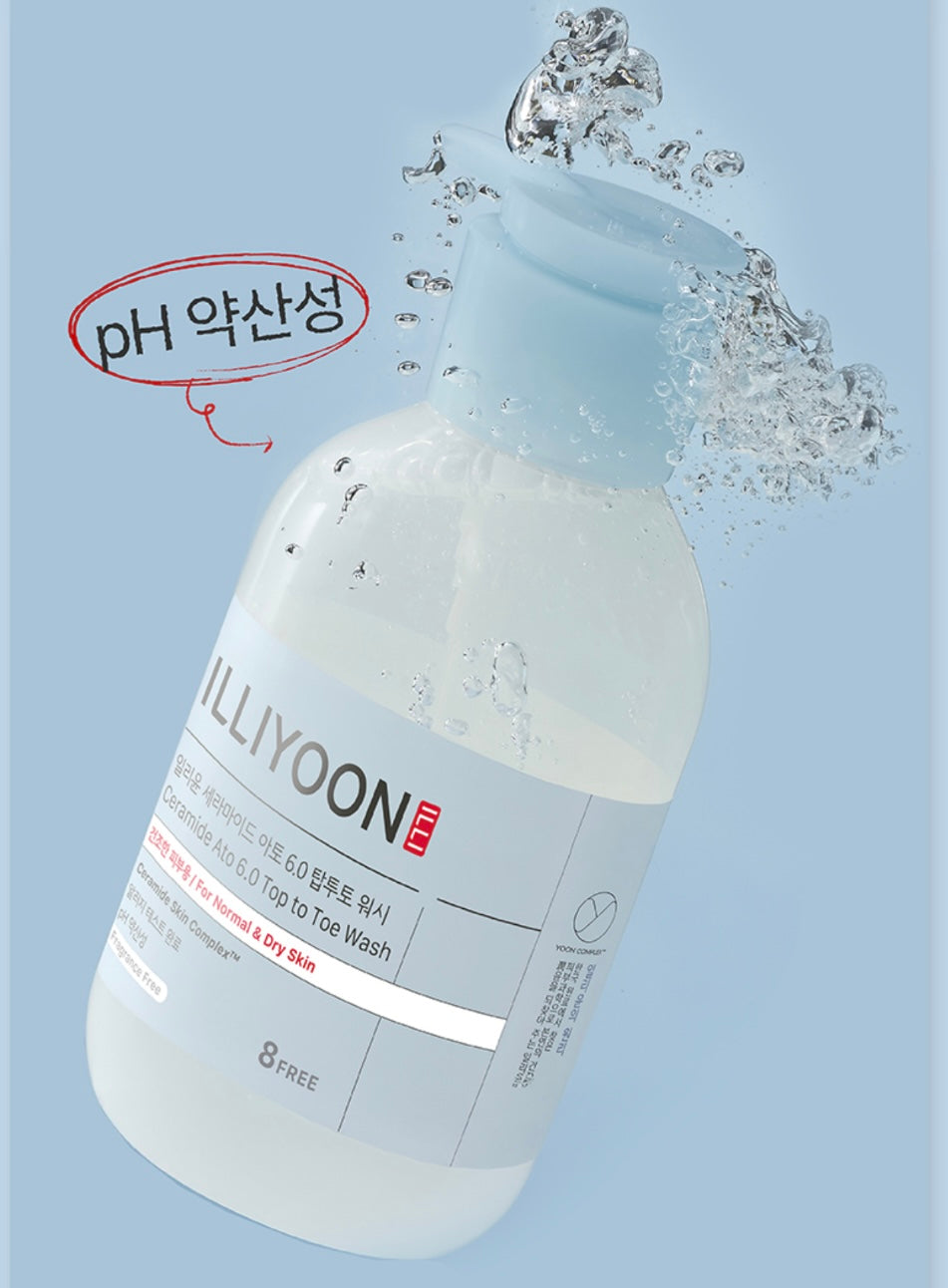 送Monchhichi貼紙 ✨ ILLIYOON x Monchhichi神經醯胺溫和全效3合1洗沐浴露🫧
