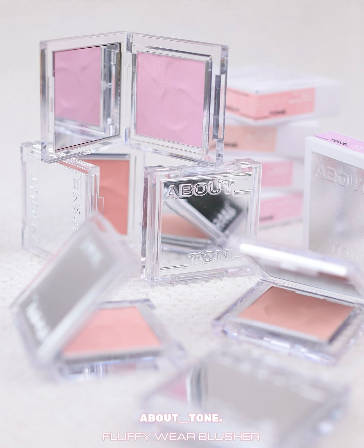 About Tone Fluffy Wear Blusher Y2K鏡面柔霧腮紅🎀🩶