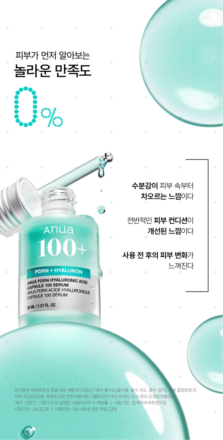 1+1套裝🩵水光注射💧Anua 透明質酸膠囊超強補濕精華Anua PDRN Hyaluron Capsule 100 Serum 30ml💧