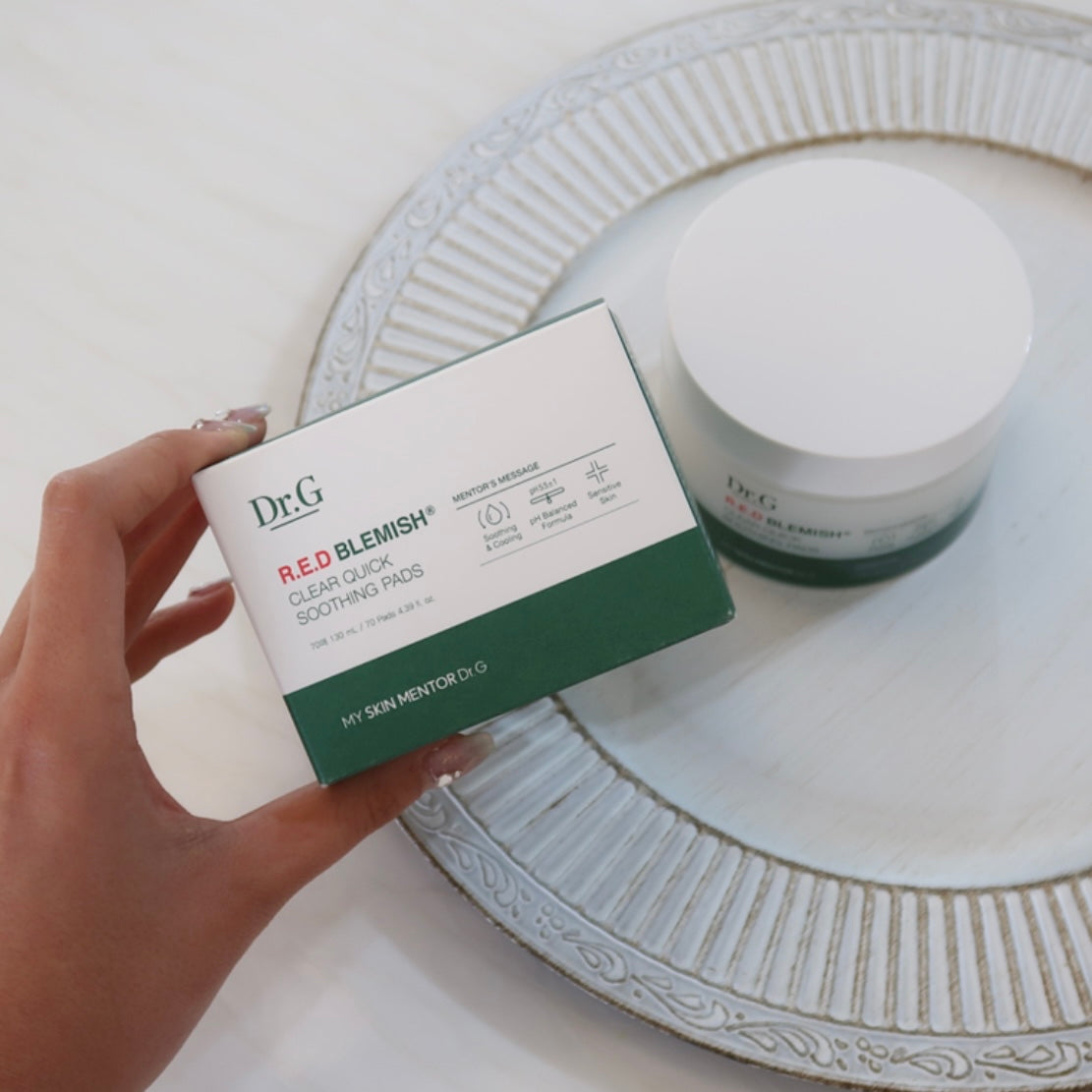 韓妞高回購率⭐️| Dr.G 積雪草急救保濕舒緩痘痘棉片 Red Blemish Clear Quick Soothing Pads🌿|快速痘皮護理 深層清潔 舒緩