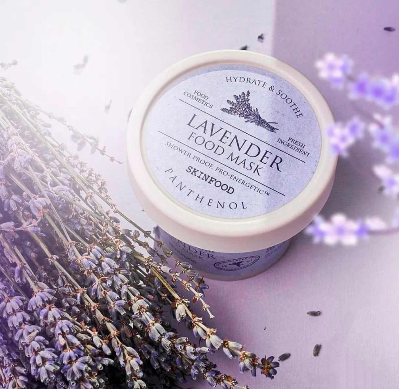 療癒舒壓 💆🏼♀️| SkinFood Food Mask Lavender 草本薰衣草保濕減壓舒敏果凍面膜🪻