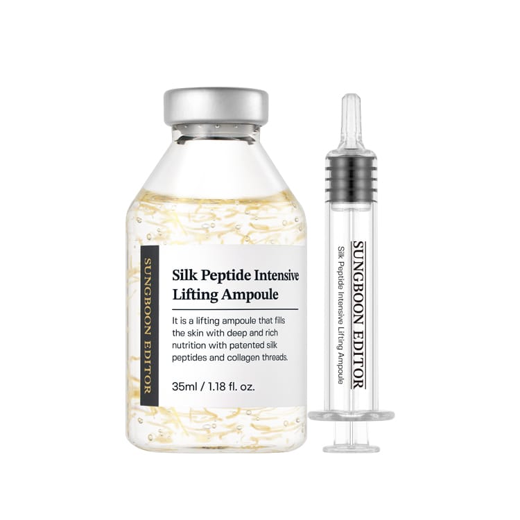 送Sanrio隨機小包 ✨Sungboon Editor Silk Peptide Intensive Lifting Ampoule 專業級絲蛋白多胜肽x EGF 雙重修護高濃縮密集拉提安瓶精華🥚