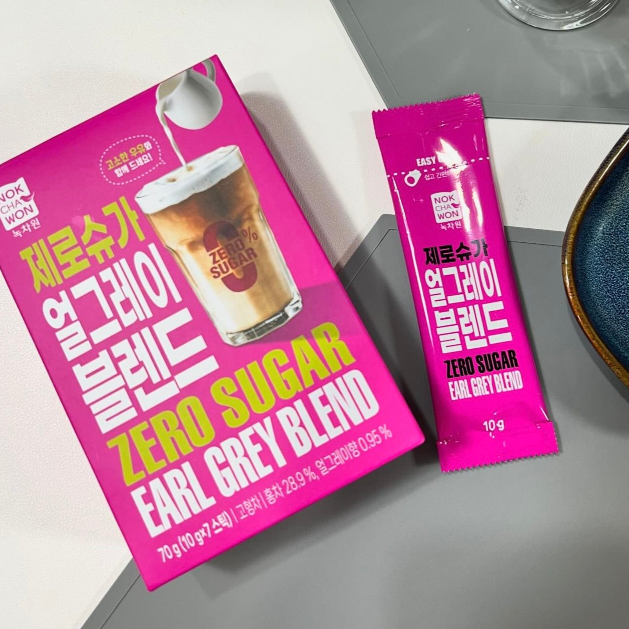 輕鬆沖調👩🏼🍳| Nokchawon 零糖伯爵紅茶粉🫖| Nokchawon No Sugar Earl Grey Blend🇰🇷