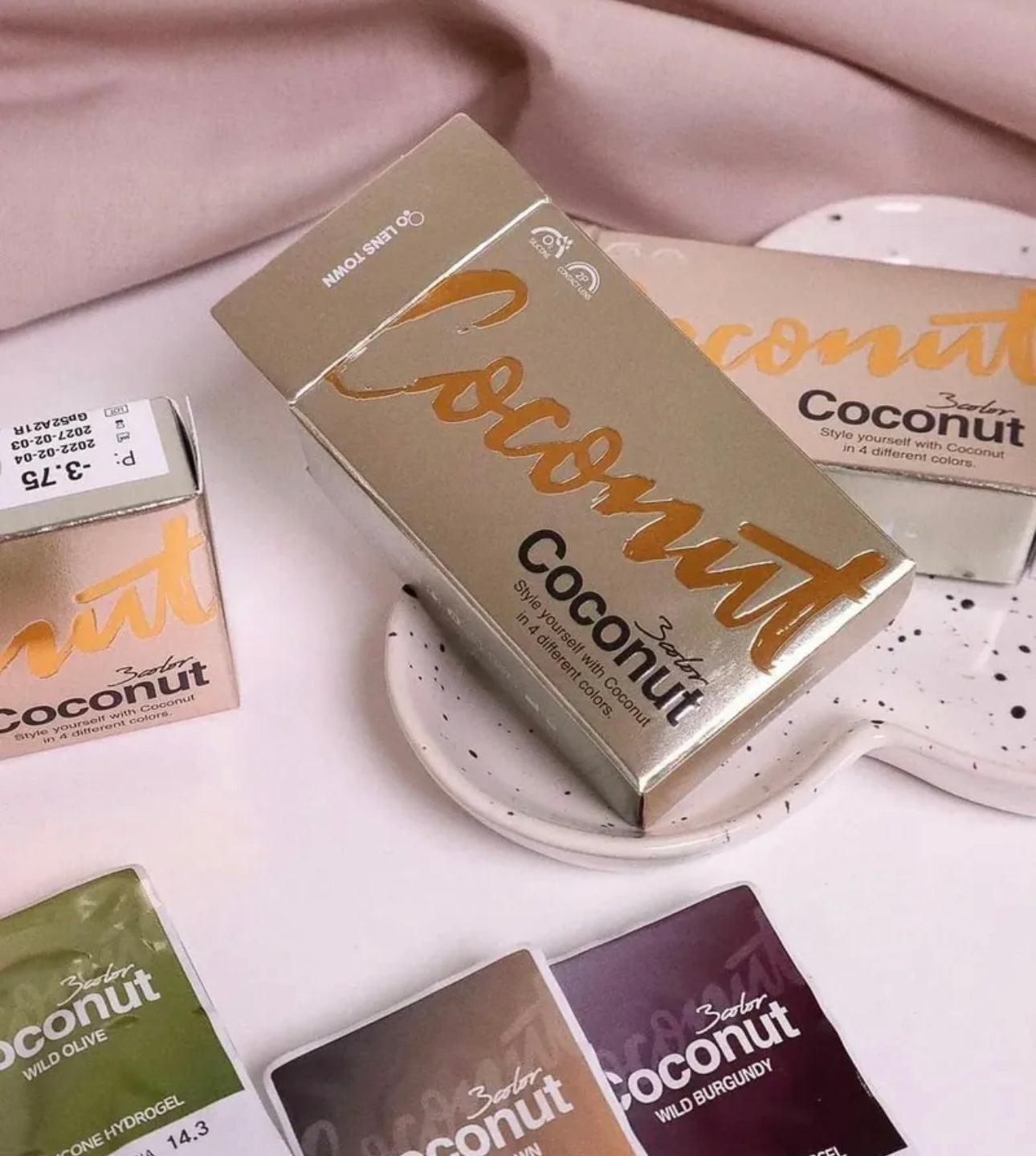 LensTown | Coconut 月光漸變款 (2片裝) - 月抛🇰🇷