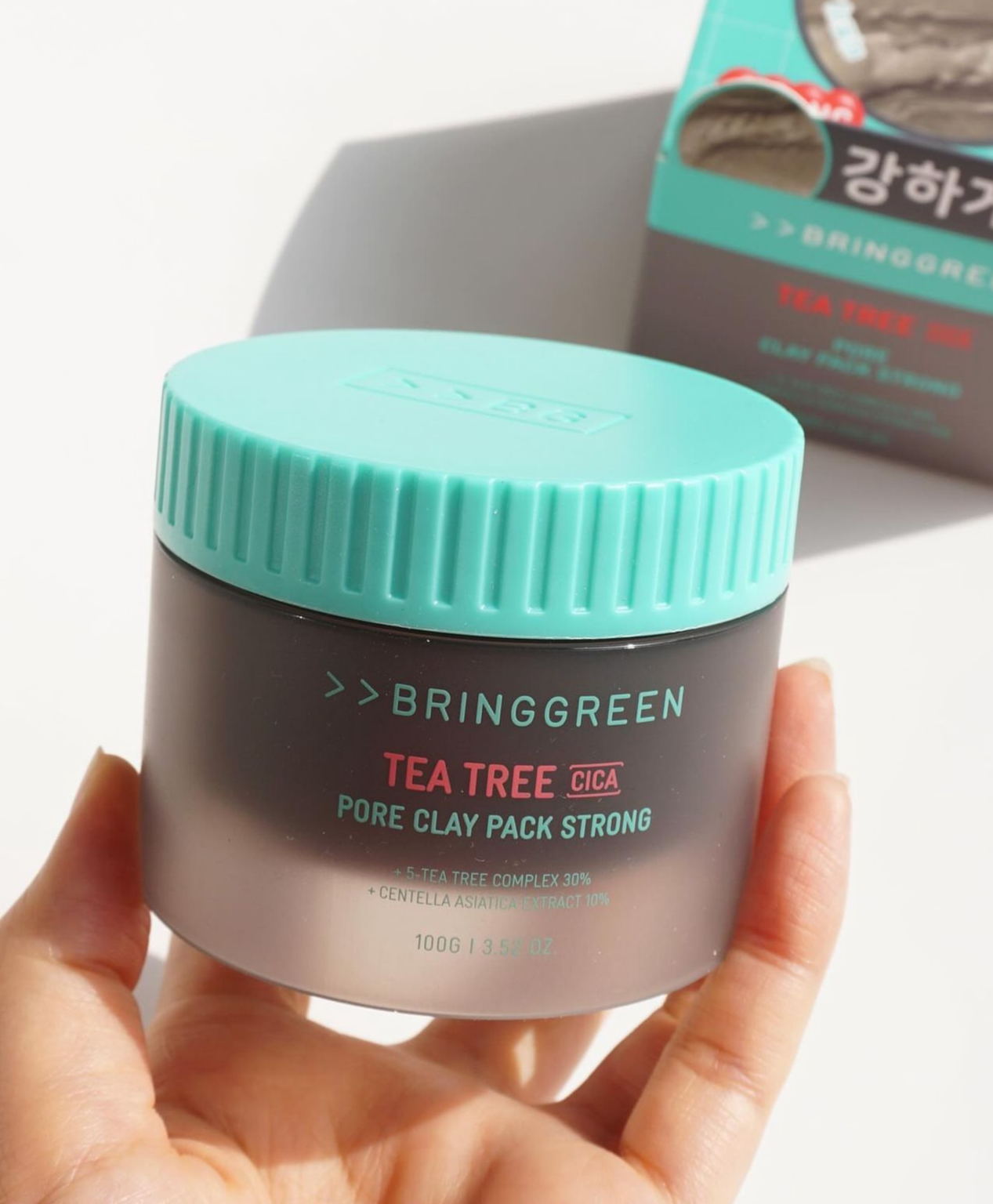 Bring Green 積雪草茶樹修護毛孔深層清潔泥膜加強版🍃|Bring Green Tea Tree Cica Pore Clay Pack Strong💚