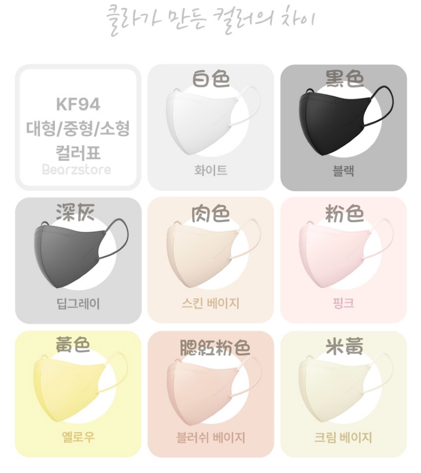 CLA SLIM FIT KF94顯瘦透氣4層過濾口罩✨