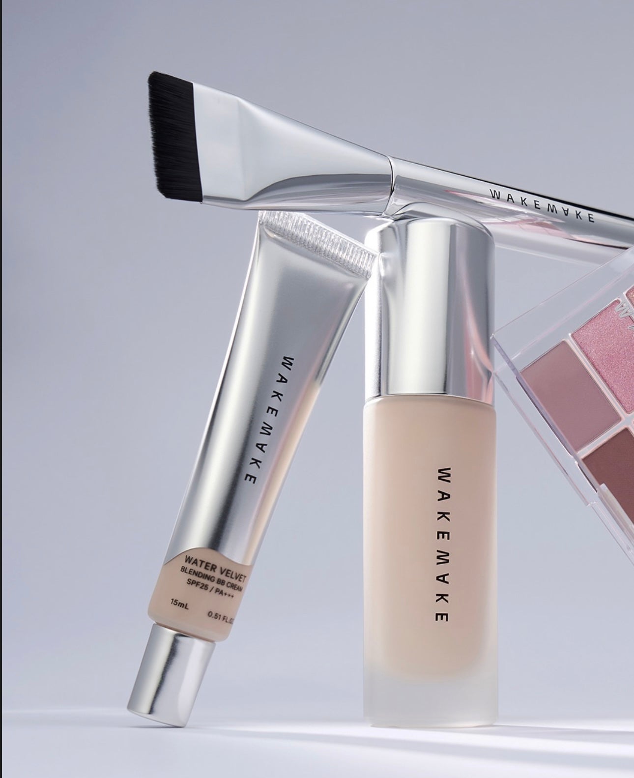 附送刷子+ BB cream✨|高遮瑕🙋🏼♀️| Wakemake 純素水漾絲絨透亮粉底液💫NEW Water Velvet Gover Foundation🪄