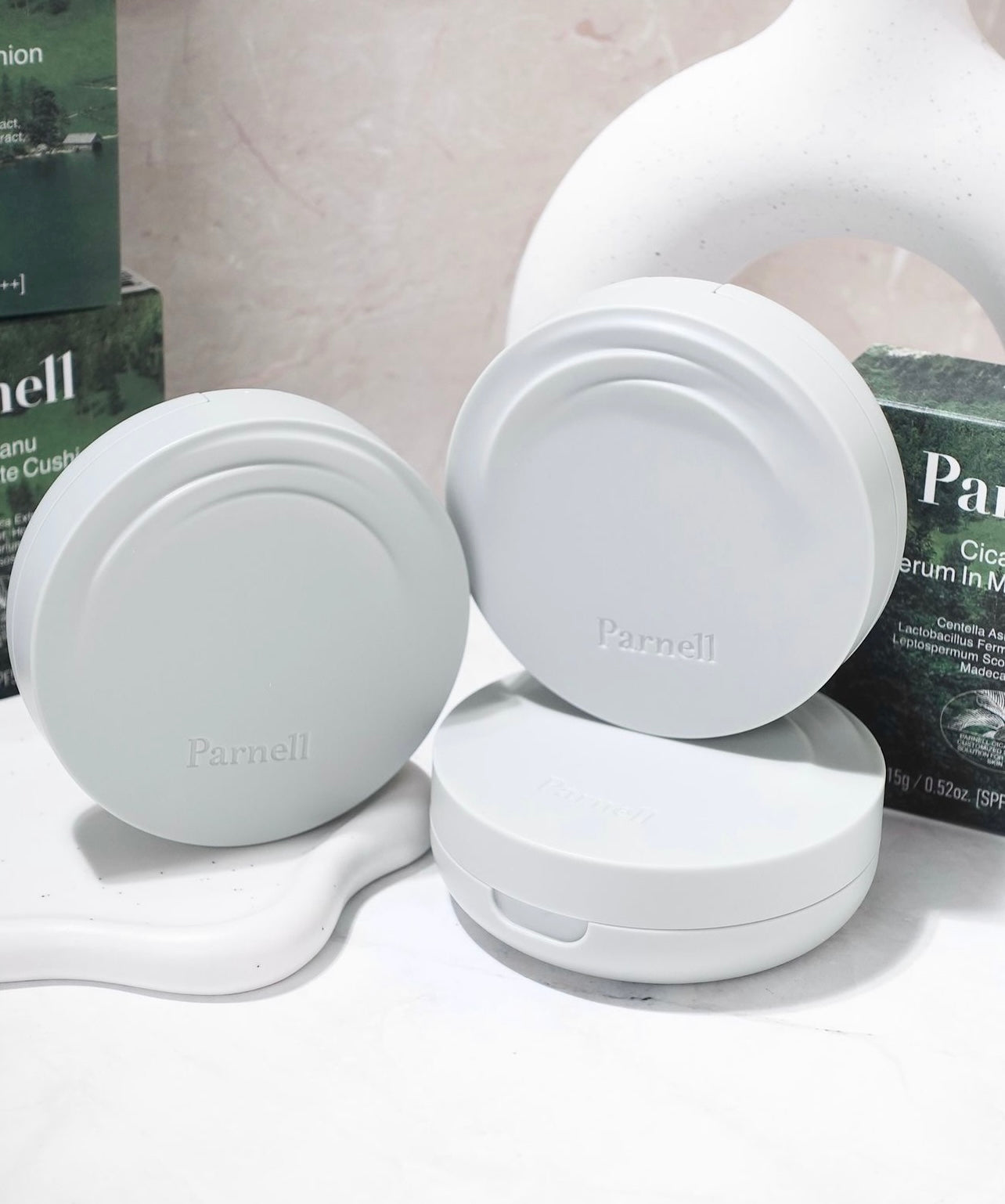 水煮蛋肌🥚| Parnell x 寵物小精靈 積雪草精粹亮白水潤氣墊🌿| Parnell Cicamanu Serum Cushion