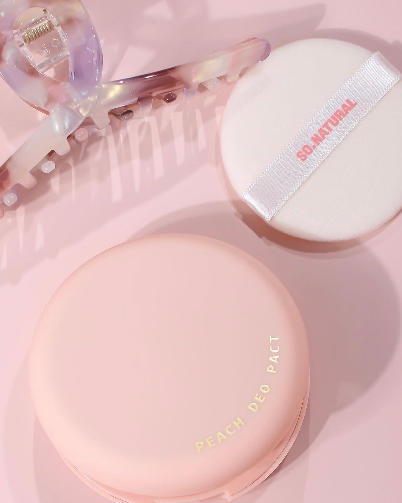 體香小心機💕|So Natural 清新蜜桃腋下止汗粉餅🍑