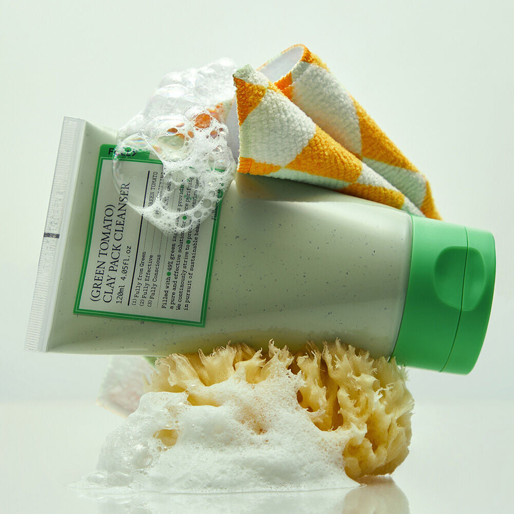 洗面+泥膜2合1💚FULLY & Green Tomato Clay Pack Cleanser綠蕃茄泥膜潔面