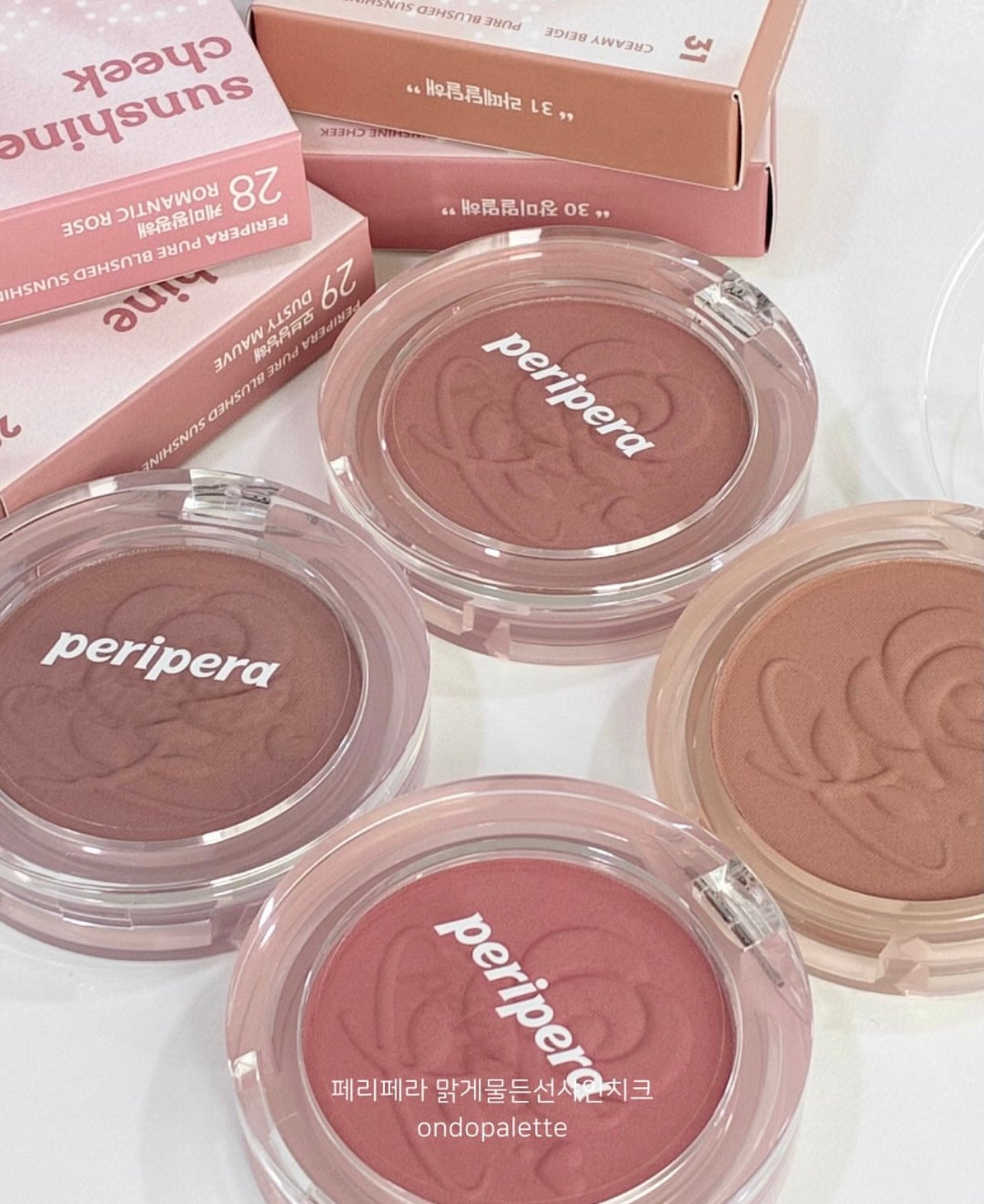 Peripera Pure Blushed Sunshine Cheek 柔霧日光調低飽和腮紅-霧感玫瑰🌹