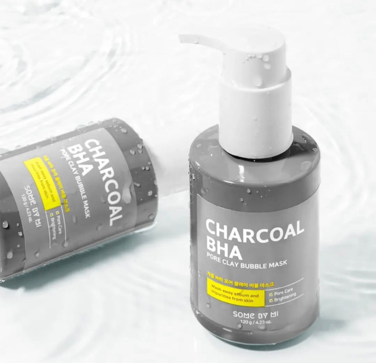淨透亮白肌Get💫| Somebymi 深層淨化毛孔排毒木炭泡泡面膜 120ml🫧