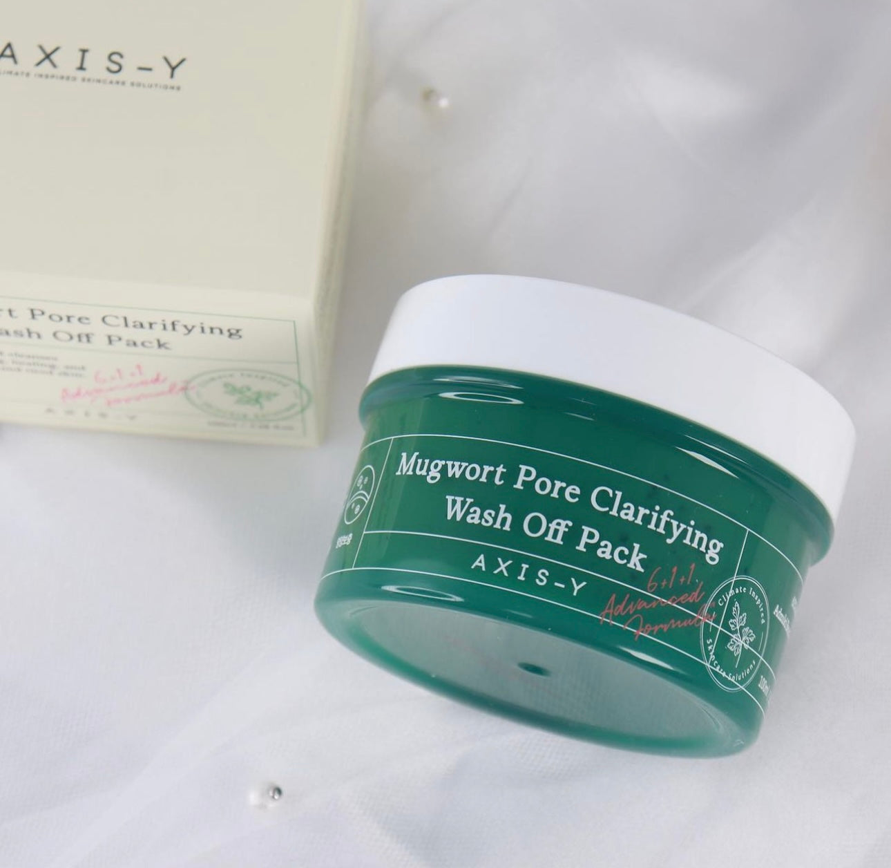AXIS-Y純素艾草消炎收毛孔泥膜100ml| 給肌膚做個艾草浴🛁