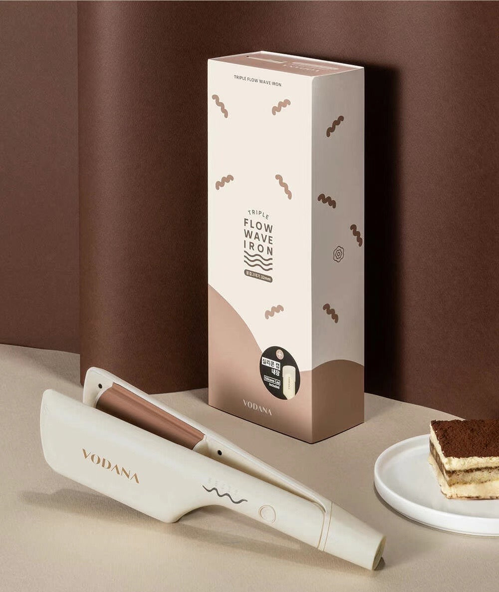 VODANA Triple Flow Wave Iron 波浪電髮夾 | VODANA嘅電髮夾真係好用手殘都夾到女神頭 🤣