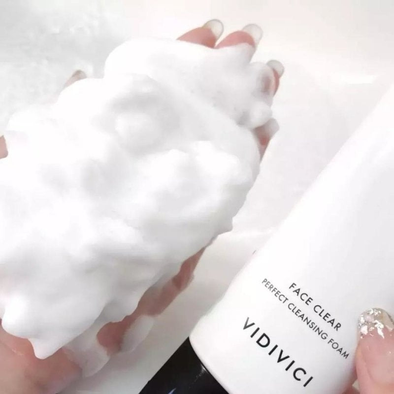 Chanel山茶花洗面奶平替💗VIDIVICI 女神蠶絲泡沫深層清潔洗面乳
