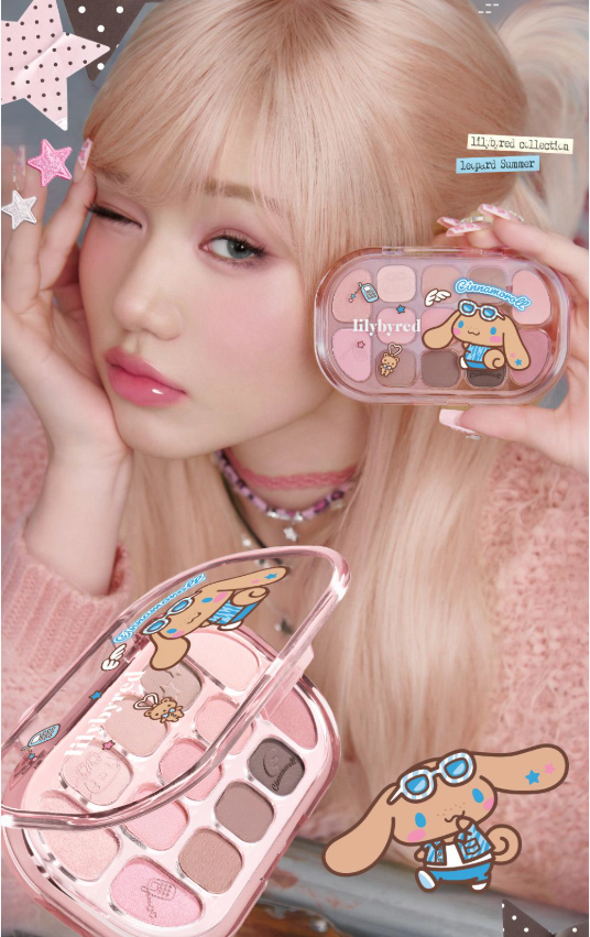 送玉桂狗袋仔✨lilybyred Sanrio Edition Dewy Fit Palette 多效眼影腮紅盤✨