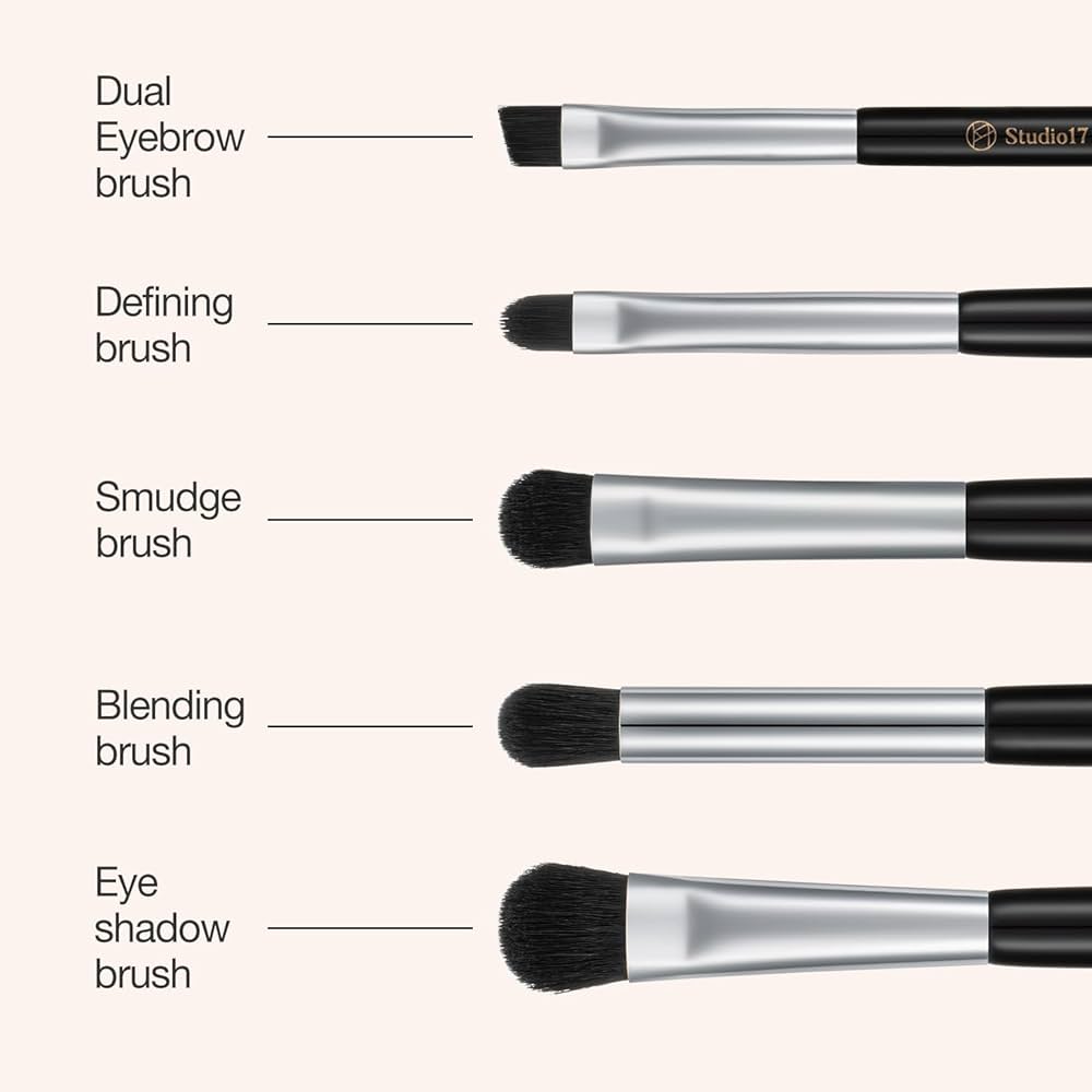 由韓國化妝師設計✨Studio17 x SHUYA Eye Makeup Brush Set 基礎眼妝掃具套裝5件套 💖