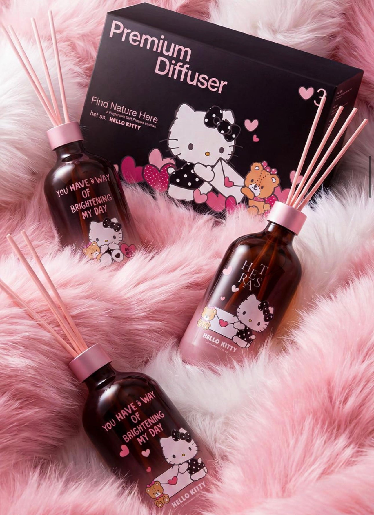 ✨限量聯名✨ Hetras × Hello Kitty大容量香氛擴香瓶套裝🌸