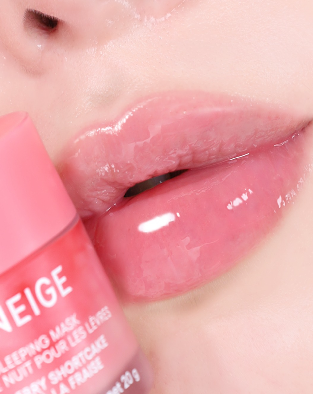 LANEIGE 草莓慕斯極萃滋養晚安唇膜🍓 🍰限定登場🔥！