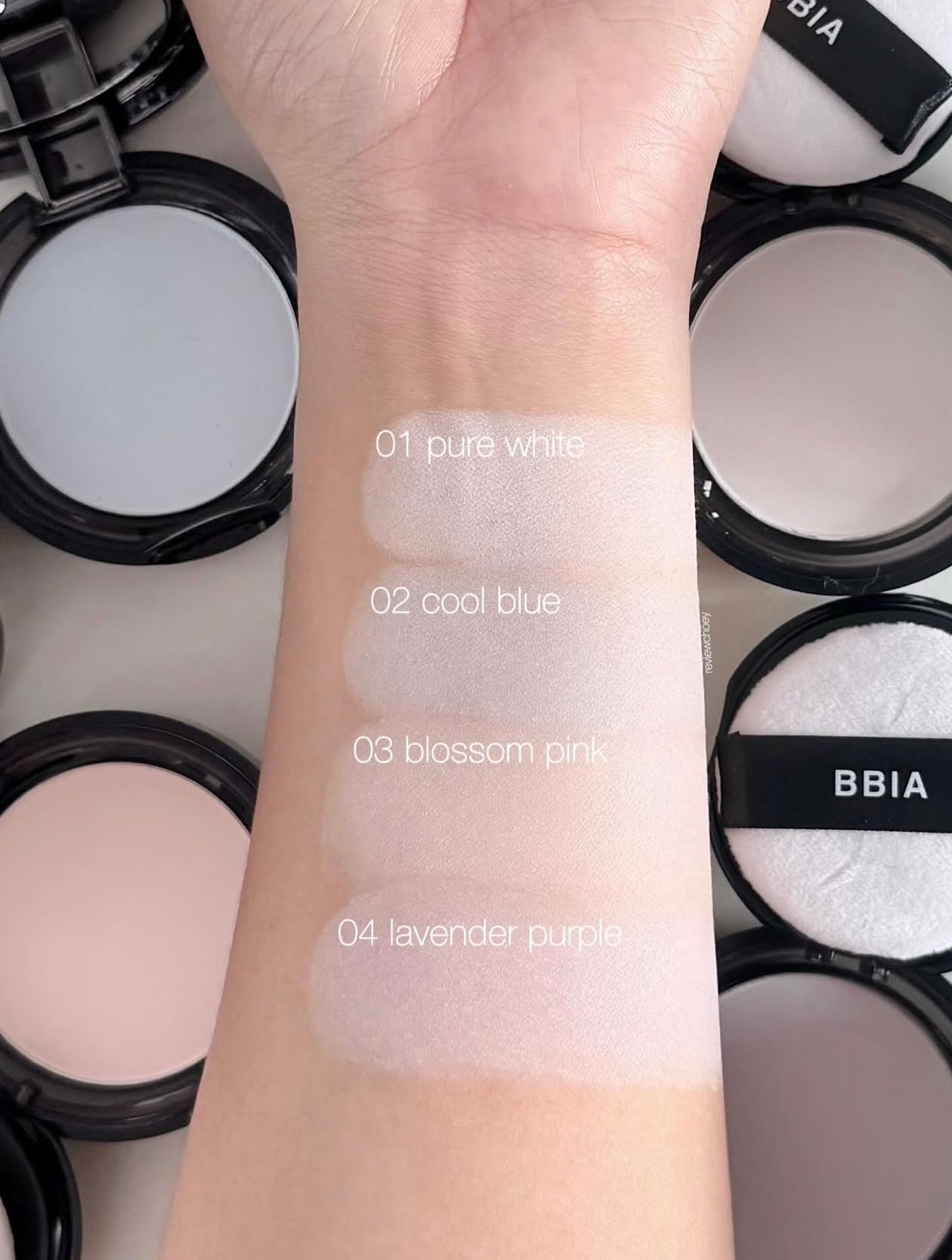 一拍定妝全天柔霧 ✨| Bbia Eau Powder Pact 水感調色濾鏡定妝控油粉餅☁️