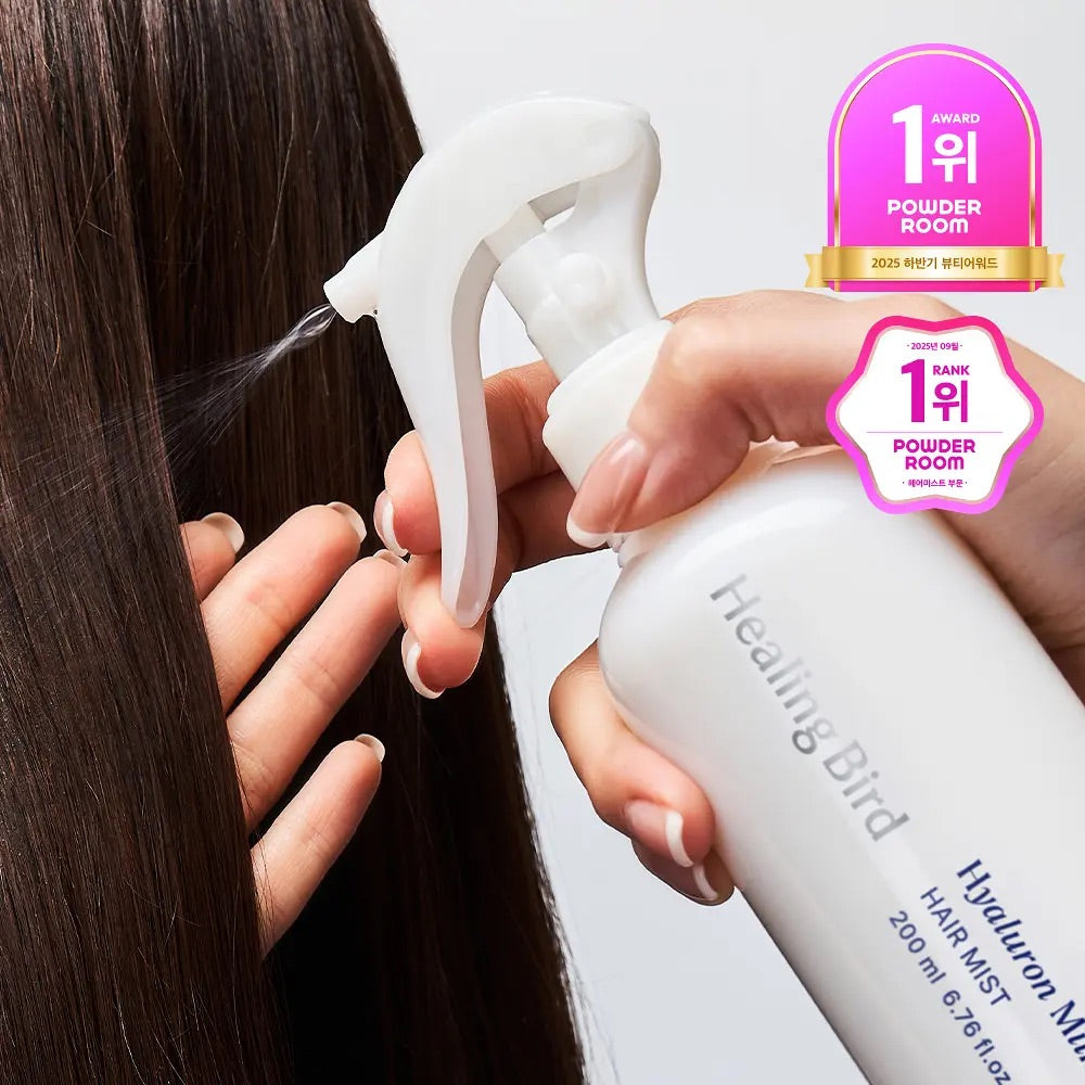 送旅行裝31ml + 掛件 + 貼紙✨節日限定❄️Healing Bird 玻尿酸牛奶護髮噴霧💦 補水修護 即噴即柔順