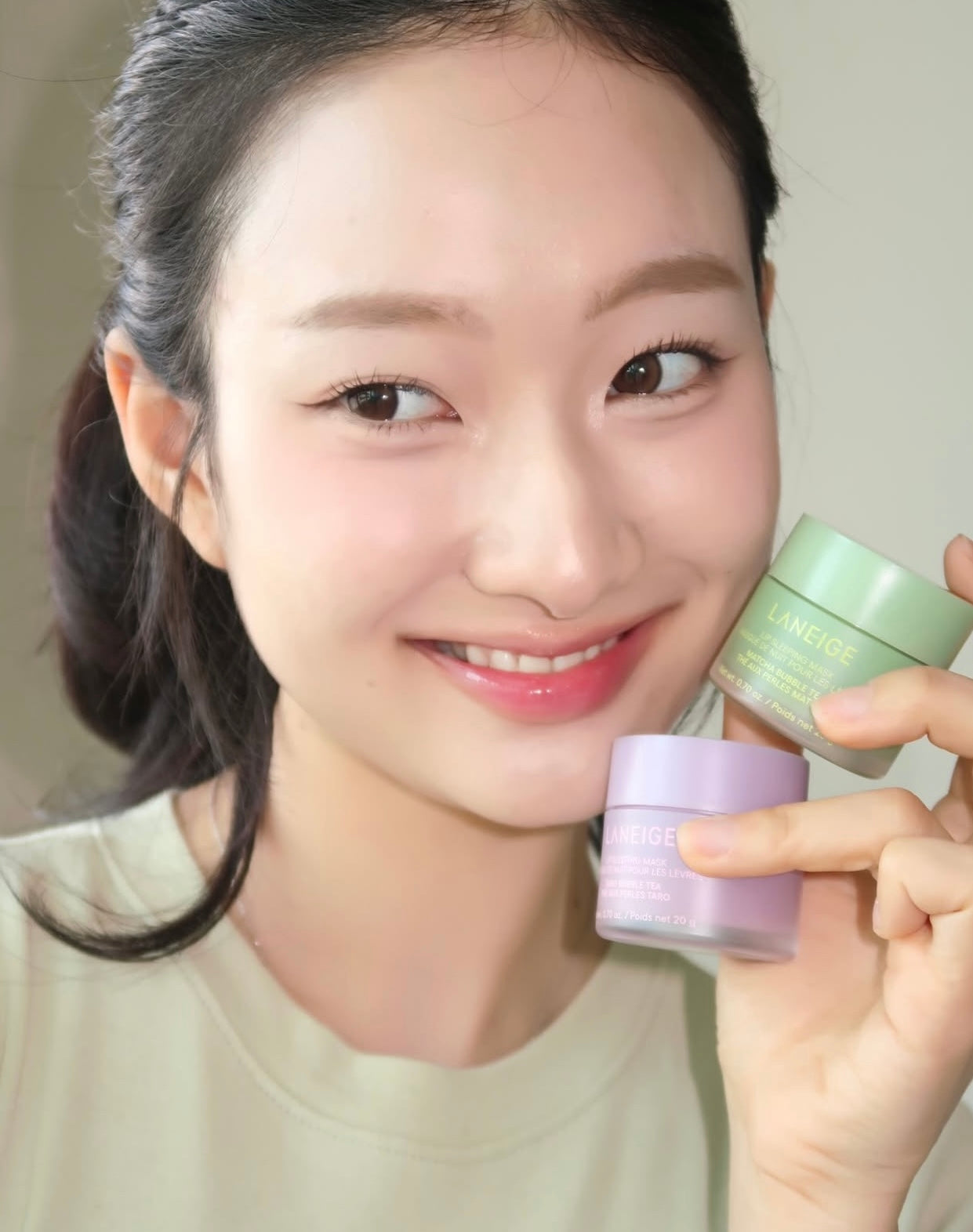 可以搽上嘴既珍珠奶茶| Laneige手搖奶茶風晚安睡眠唇膜🧋💚💜