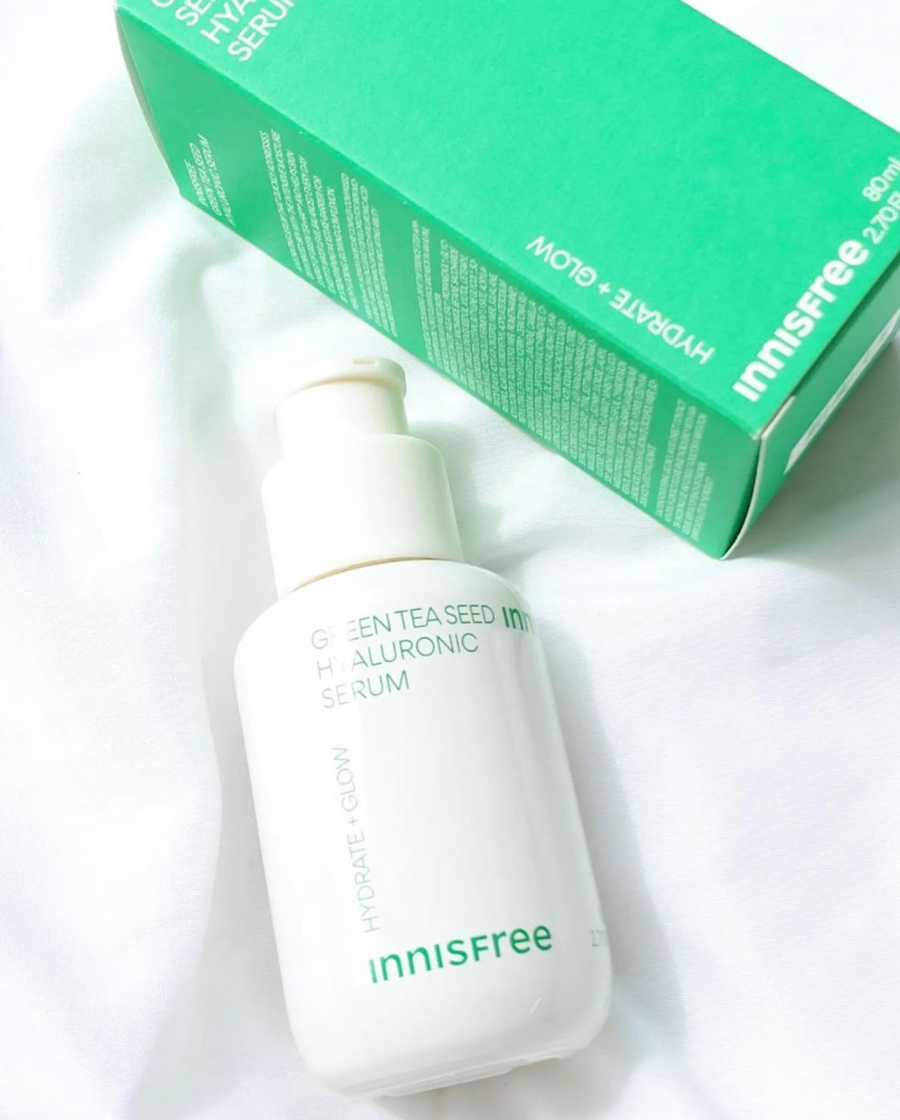 銷售突破3000萬枝⭐️| Innisfree 綠茶籽純素玻尿酸保濕精華🌿| Innisfree Green Tea Seed Hyaluronic Serum