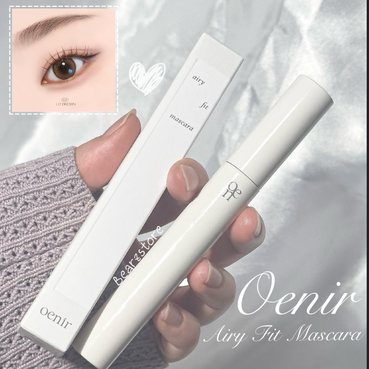 簡約小清新🌱| Oenir 自然空氣感超輕盈纖長防水睫毛膏 | Oenir Airy Fit Mascara ➰