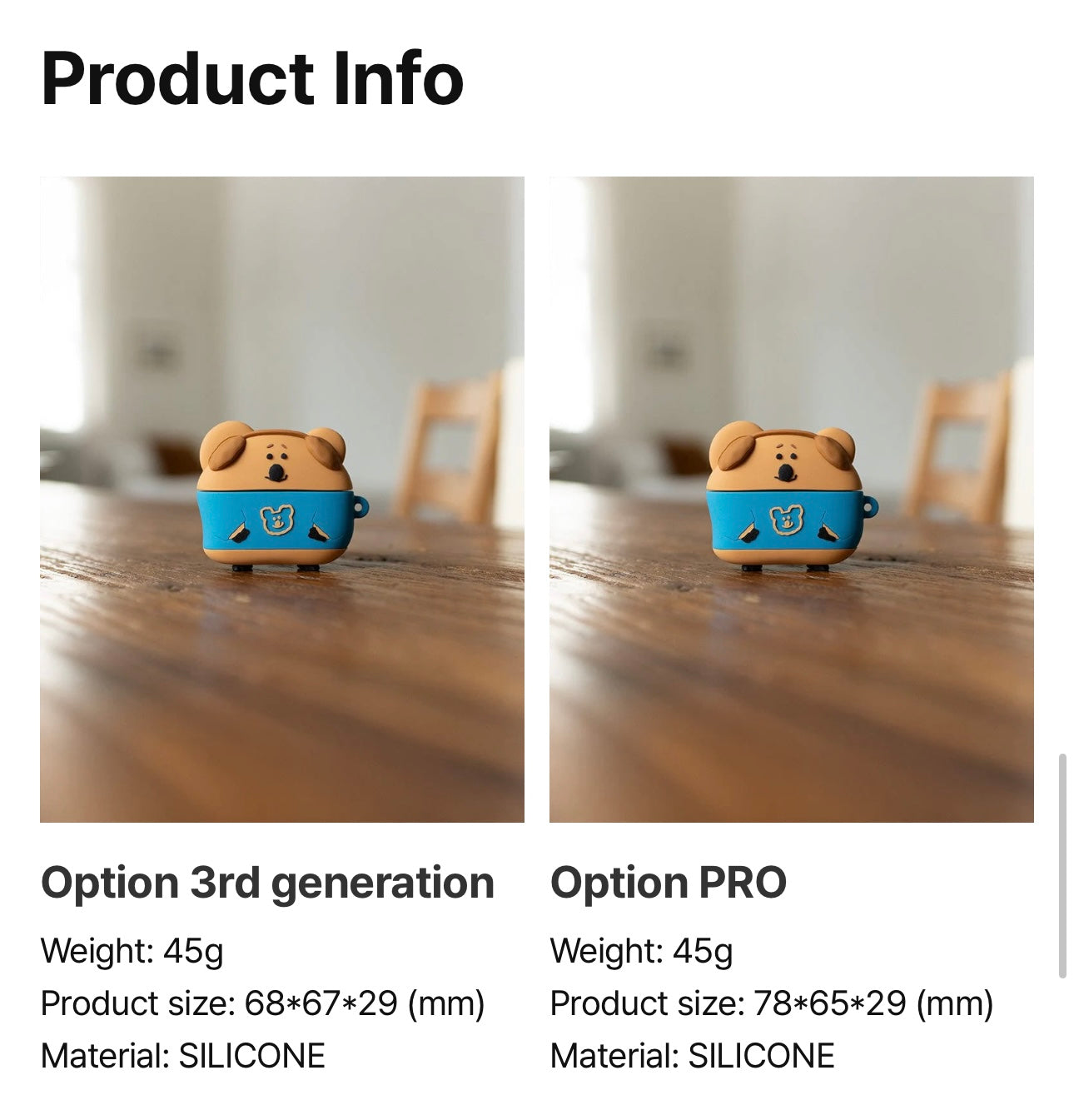 DINOTAENG 短尾袋鼠款保護套💫| DINOTAENG COCOCUP FATTY AirPods