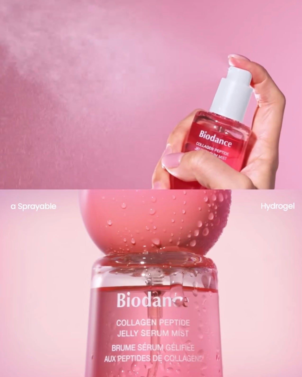 極致彈亮！喚醒肌膚水光奇蹟✨Biodance 膠原蛋白胜肽/深海奢華魚子醬PDRN 果凍噴霧精華 Biodance  Jelly Serum Mist✨