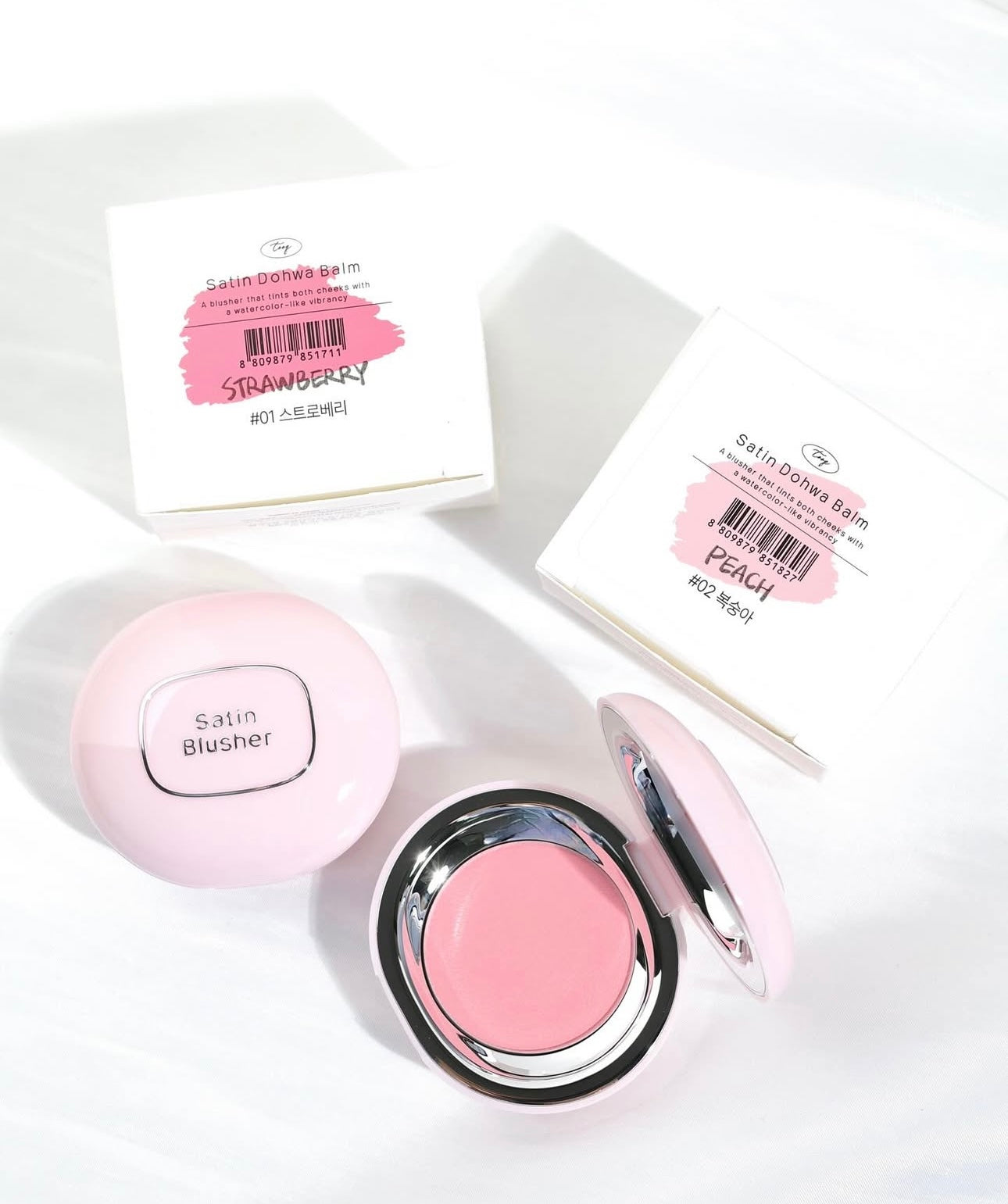 水光柔霧 一抹即融💖| TOOQ 水彩美學多用途水光唇頰霜| TOOQ Satin Dohwa Balm