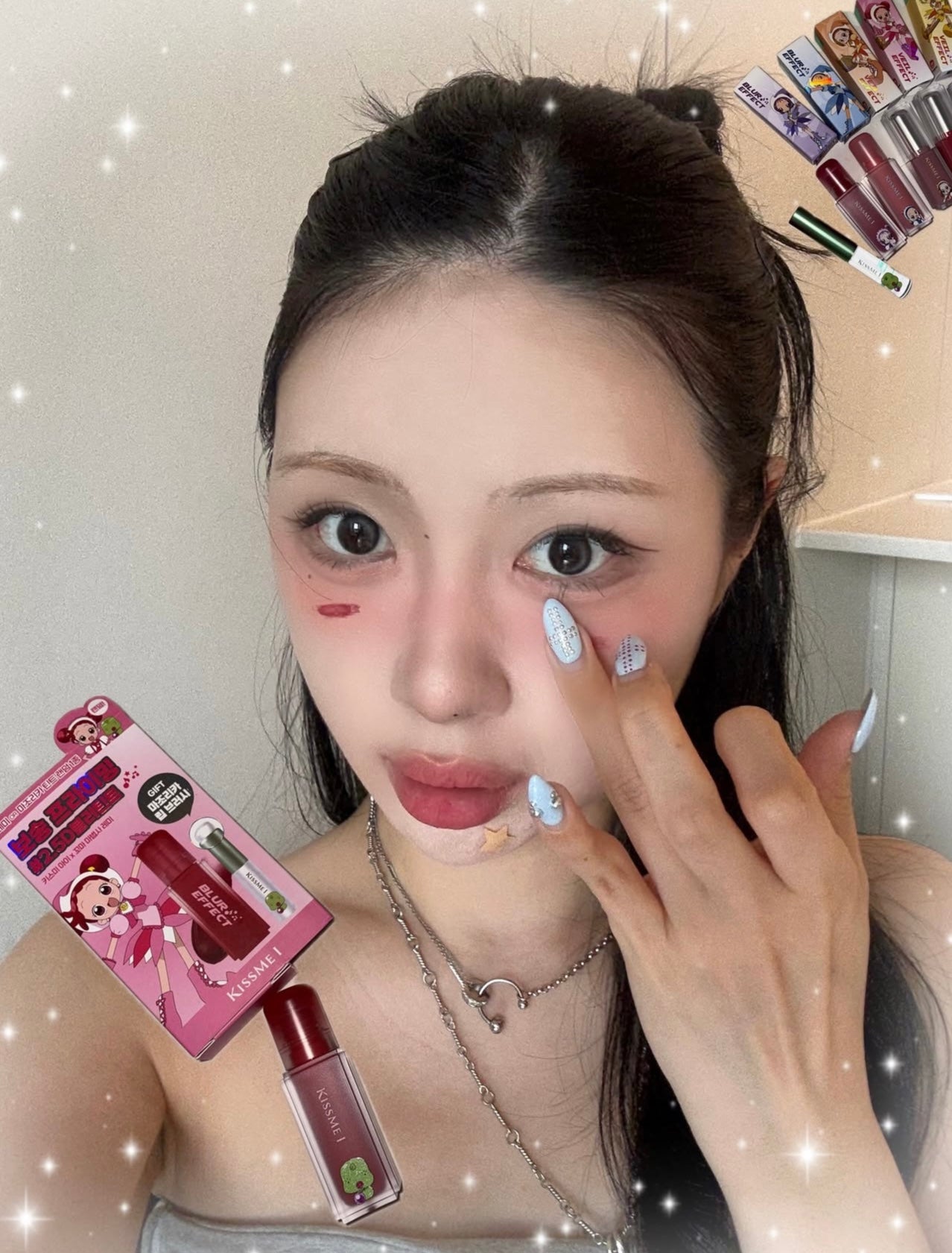 Kiss Me × 小魔女 DoReMi 聯名套裝限量魔法低飽和霧面唇釉 🎀