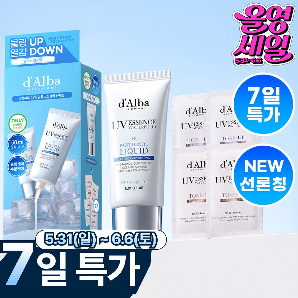 新品✨❄️ 夏日肌膚的行動冷氣 ❄️d'Alba 45%冰河水泛醇涼感防曬精華✨專為夏日高溫肌而生的降溫神器🧊