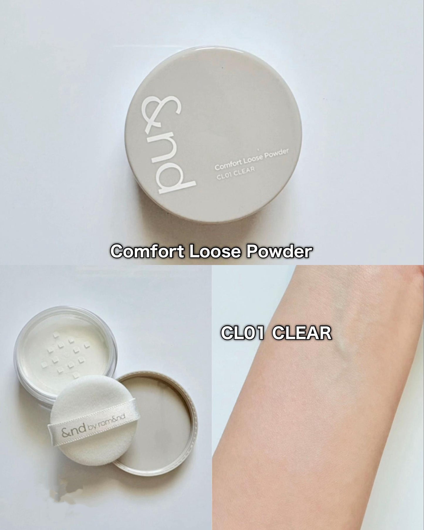 現貨✨韓妞人手一盒🤍Romand 輕透棉花糖舒適蜜粉☁️ Romand Comfort Loose Powder
