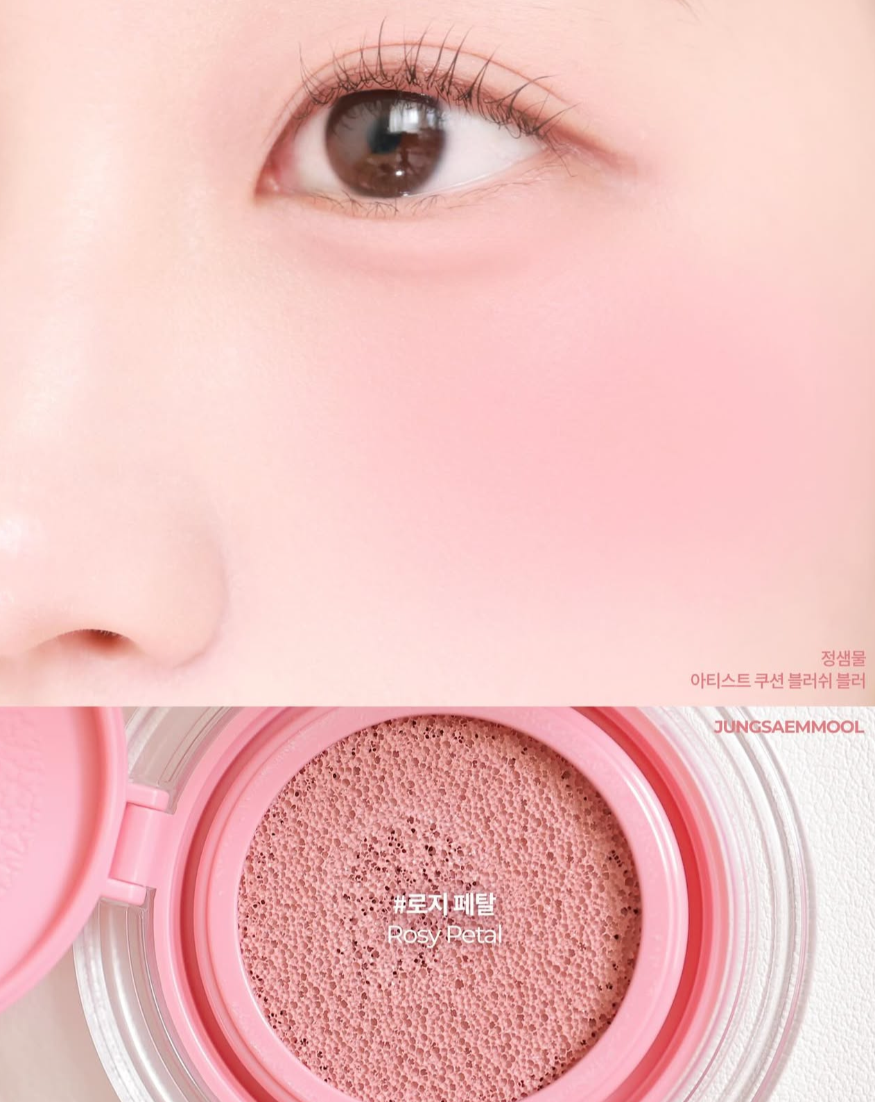 爆款單品💖JUNG SAEM MOOL鄭瑄茉水彩畫家氣墊腮紅 Artist Cushion Blush | 韓系清透水彩妝必備🎨