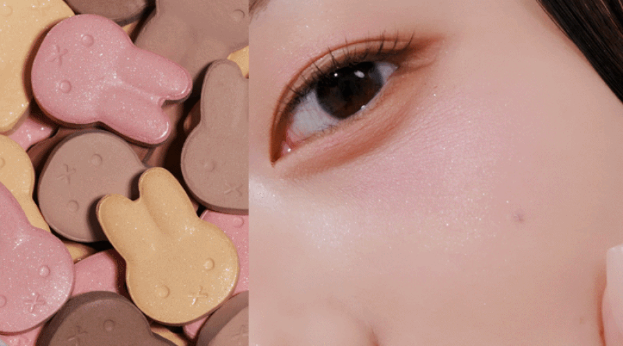 🌸 限量聯名・粉嫩登場Romand × miffy POPS CHEEK卡通療癒顆粒胭脂