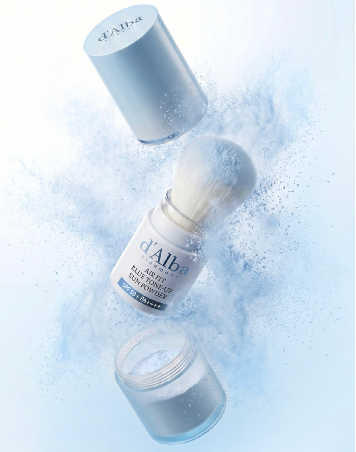 Dalba 輕空氣藍調濾鏡防曬蜜粉刷 Dalba Air Fit Blue Tone Up Sun Powder🩵