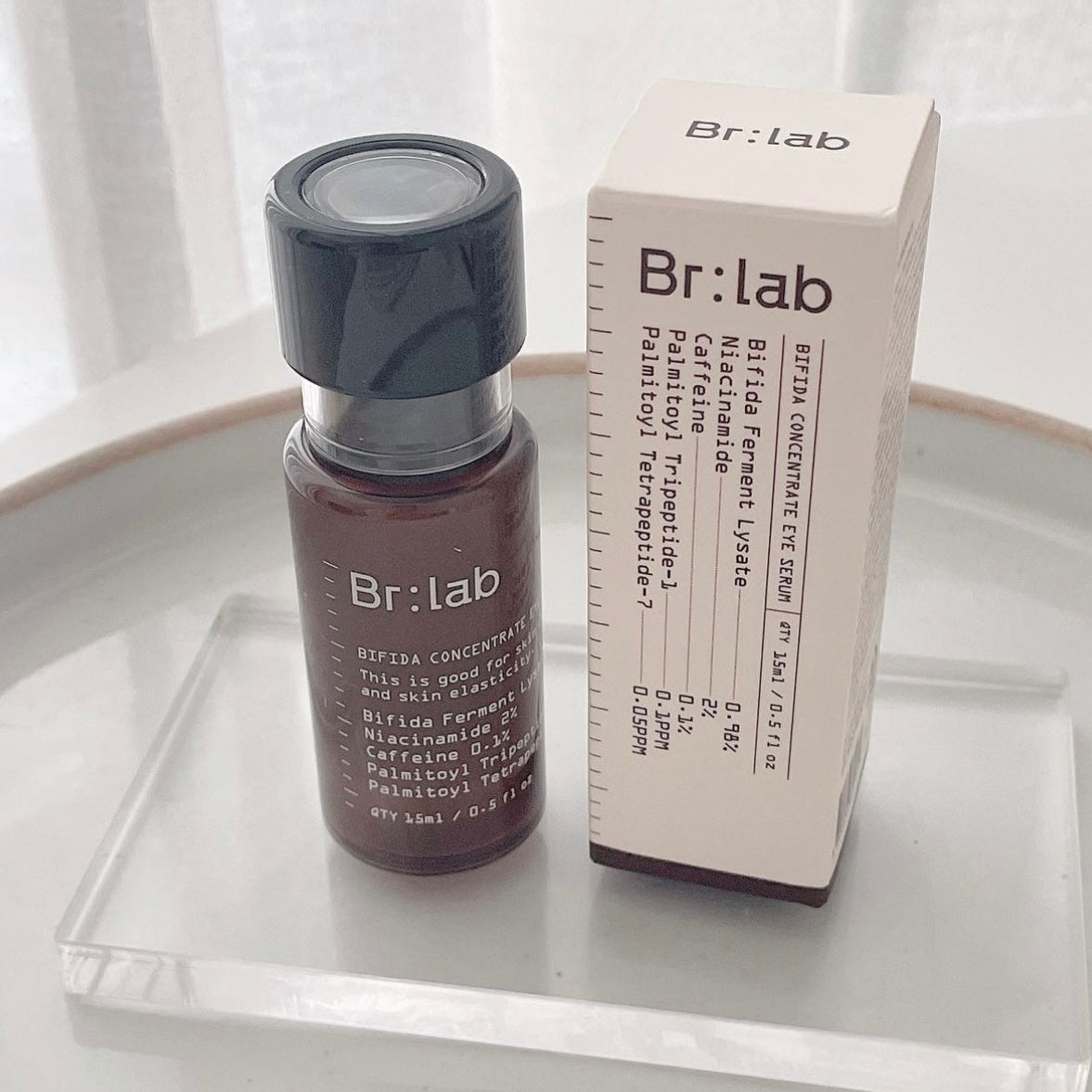 神仙級成分🧚🏻‍♀️| Br:Lab 小棕瓶去黑眼圈淡紋眼精華 Bifida Concentrate Eye Serum 💫| 抗老淡紋淡化黑眼圈 保濕滋潤🤍