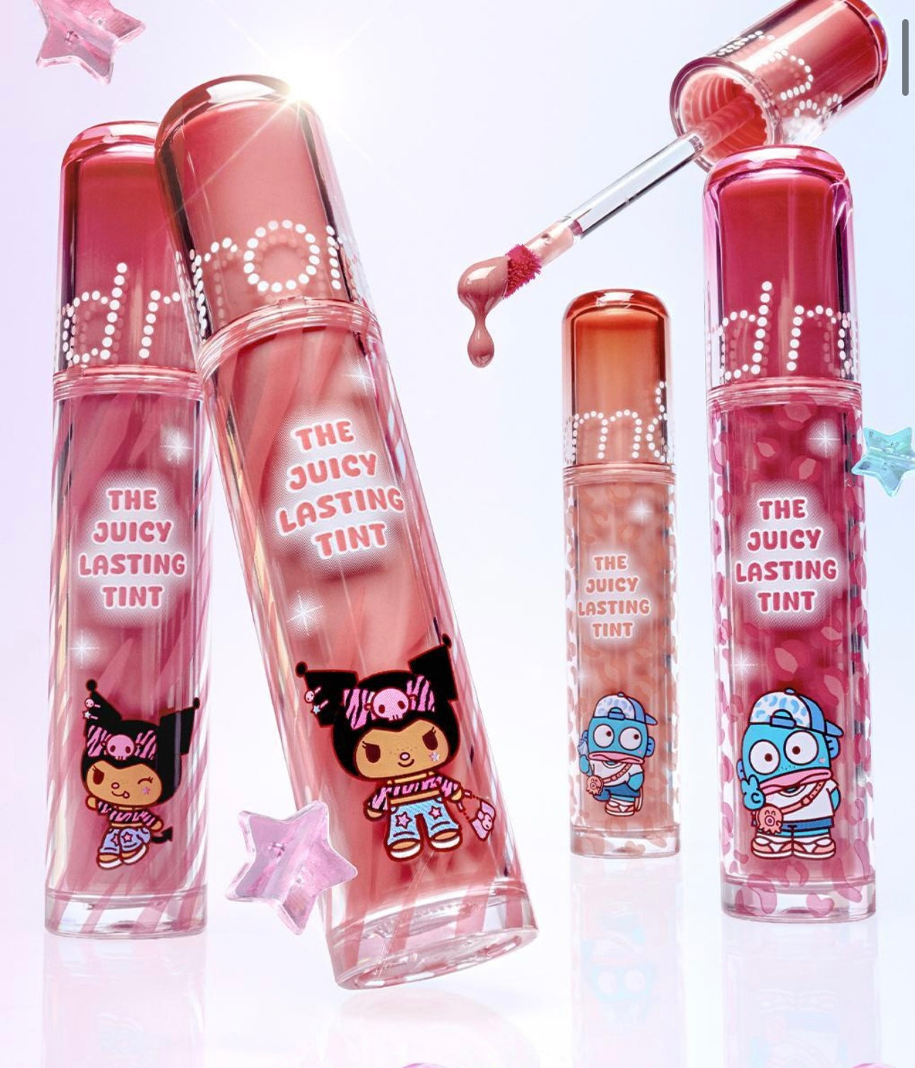 Sanrio特別版✨Romand 果汁水潤玻璃唇釉 The Juicy Lasting Tint 🔮