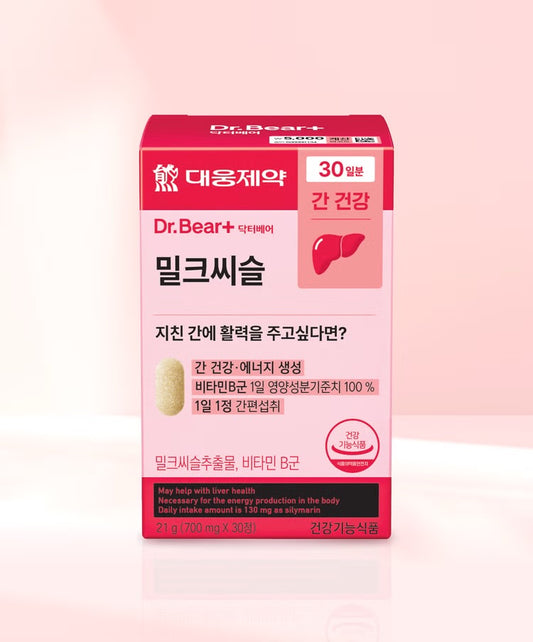 韓國知名藥企大邱製藥研發🏥| Dr.Bear+ 奶薊護肝錠🫁