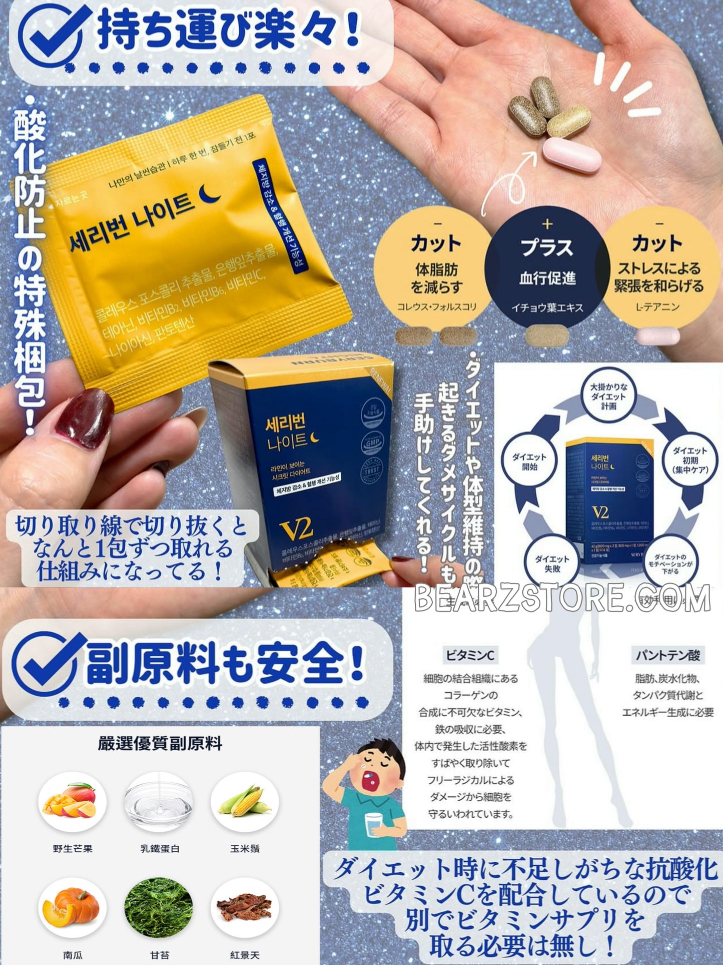 斷貨王回歸🔥宋雨琦代言✨Olive Young 銷量冠軍的保健品🥇| 纖體研究所 SERY BOX 人氣皇牌產品SERYBURN NIGHT晚安減脂護肝丸V2更新版| 創造平均3秒就售出一盒🌟
