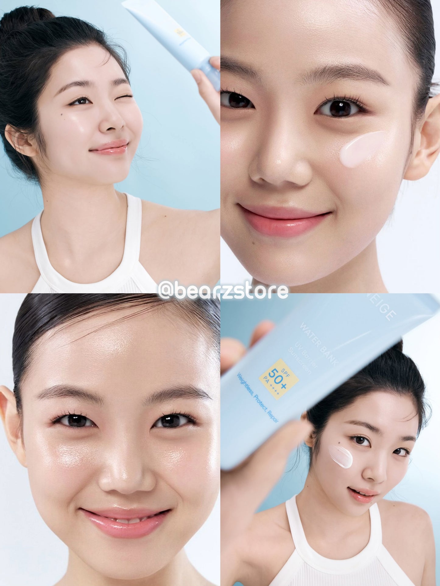 多送25ml✨ 全天守護👼🏻Laneige 爆水補濕防曬精華💦 Laneige Water Bank UV Barrier Sunscreen SPF50+ PA++++