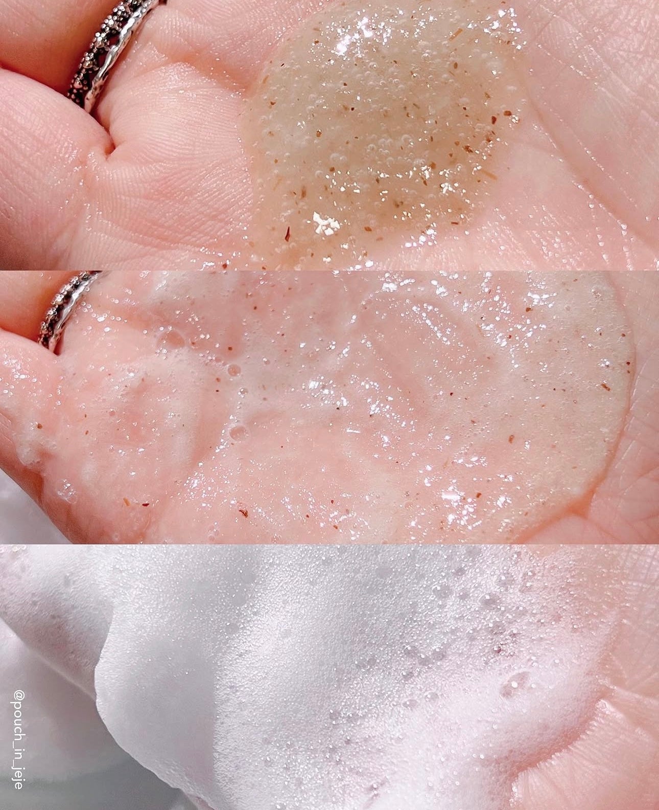 洗出剝殼雞蛋般嫩滑✨ Primera 溫和柔膚磨砂潔面泡沫🫧 Organience BR Soft Peeling To Foam Cleanser🤎