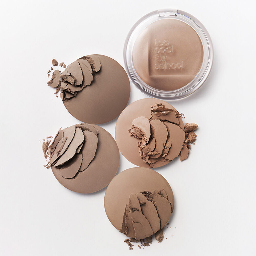 送專用粉撲✨Too Cool For School漸變陰影修容盤🤎