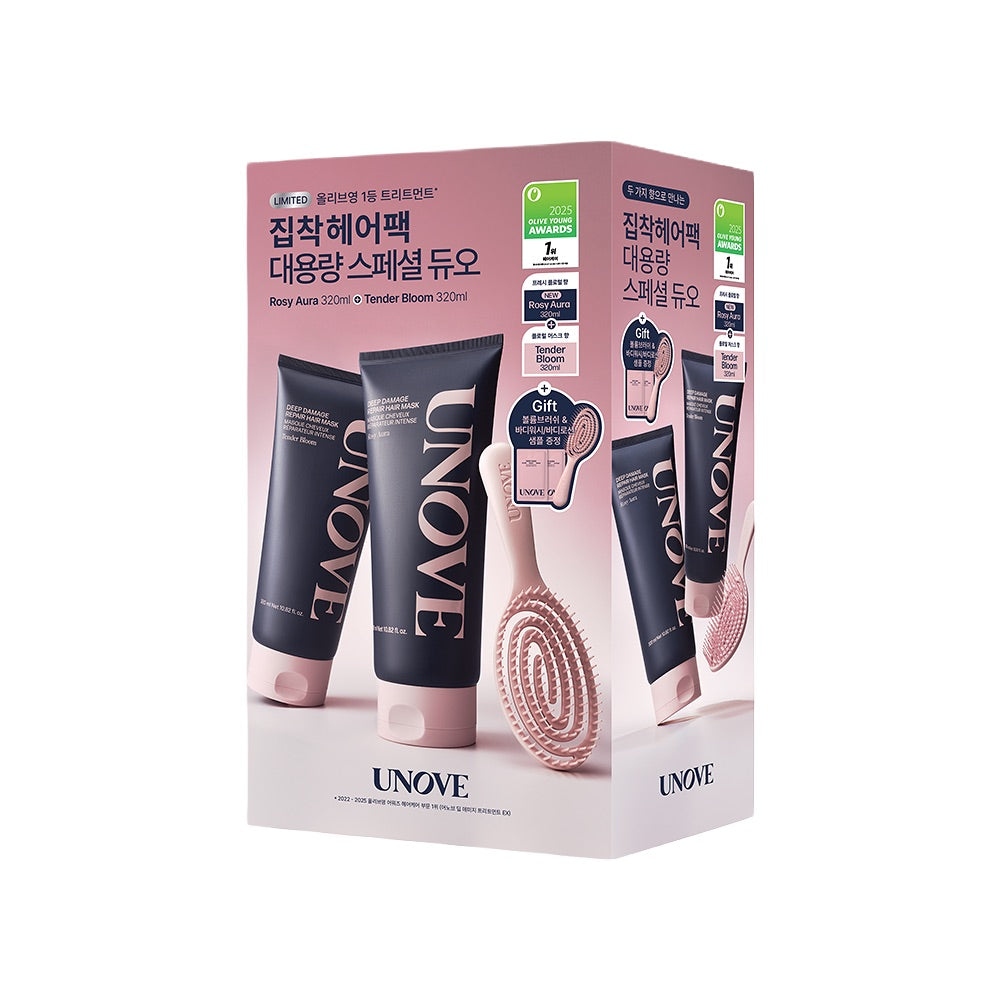 送抗毛躁梳子✨Unove深層受損修護髮膜護髮素Unove Deep Damage Treatment EX Set⭐️