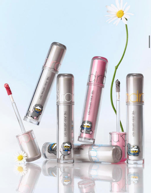 送唇釉殻+貼紙 ✨Rom&nd x ZO&FRIENDS The Juicy Lasting Tint 果汁水潤唇釉🐈