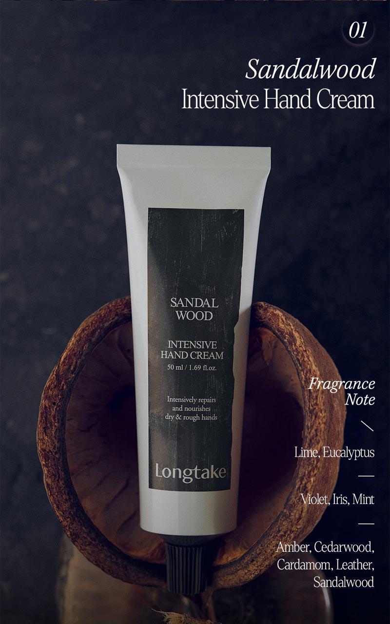 30/12截～Longtake 木質檀香強效滋潤香薰護手霜Sandalwood Intensive Hand Cream 🪵