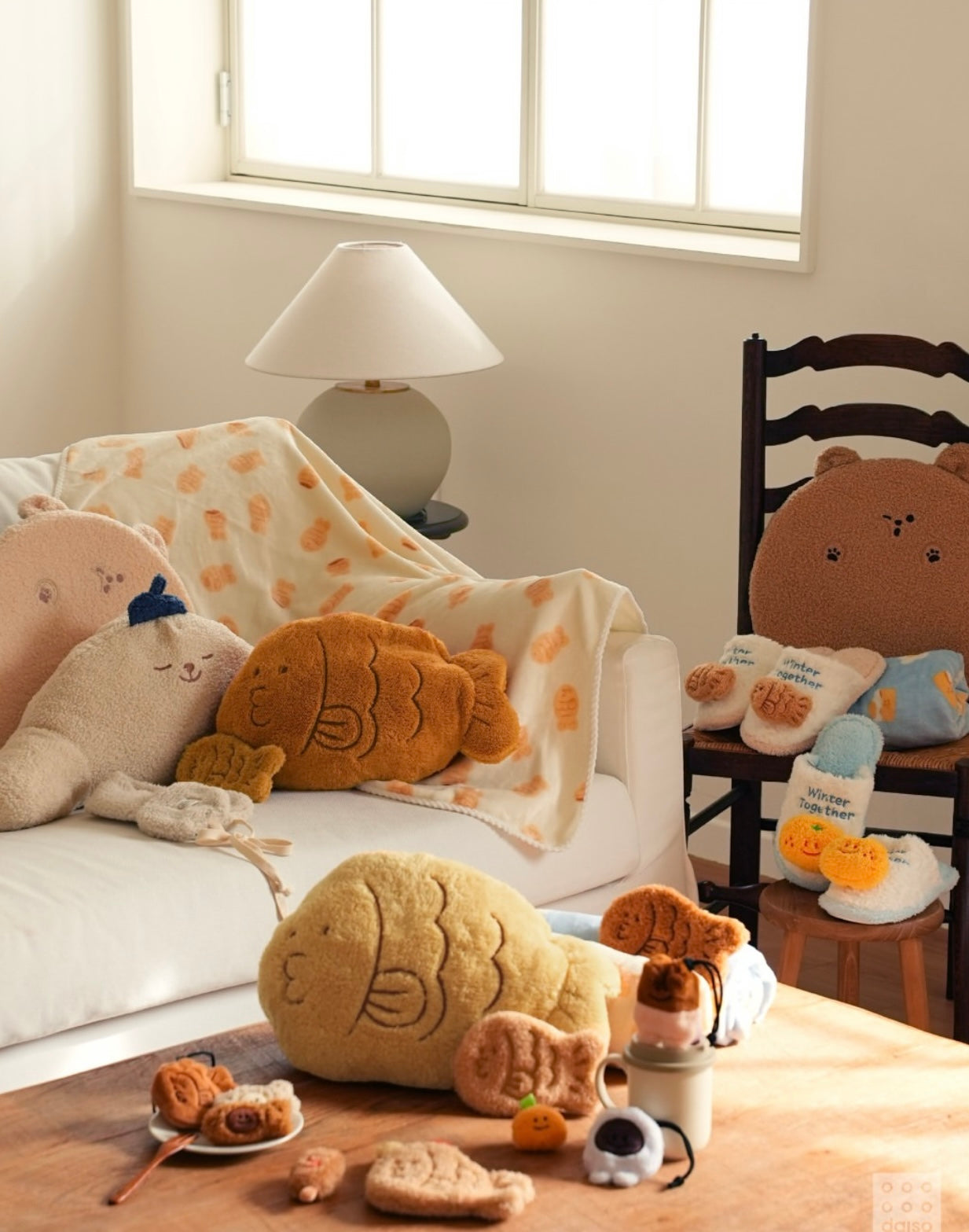 🧸✨韓國Daiso冬季限定|超萌冬日氛圍感小食絨毛飾品系列登場✨